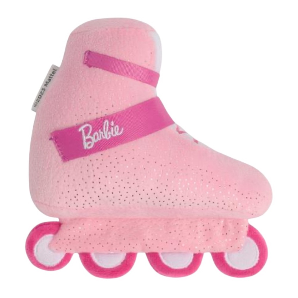 NWT CANADA POOCH limited edition Barbie Pink Rollerblade plush dog toy
